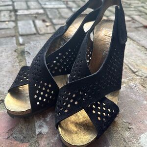 Pedro Garcia Noor Perforated Criss Cross heel